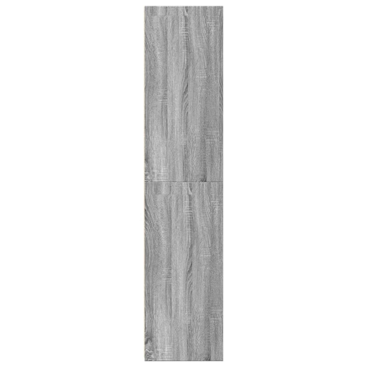 VIDAXL Buffet haut sonoma gris 50x41x185 cm bois d'ingenierie