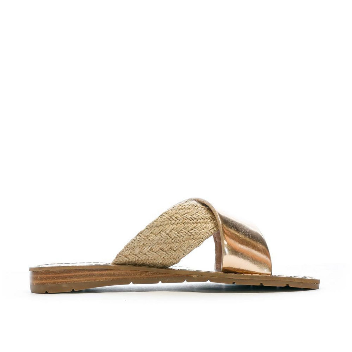 CHATTAWAK Claquettes Croisées  Gold Femme Chattawak Brana