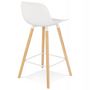 Voir la diapositive 4 : Paris Prix Tabouret de Bar Design  Grano  89cm Blanc