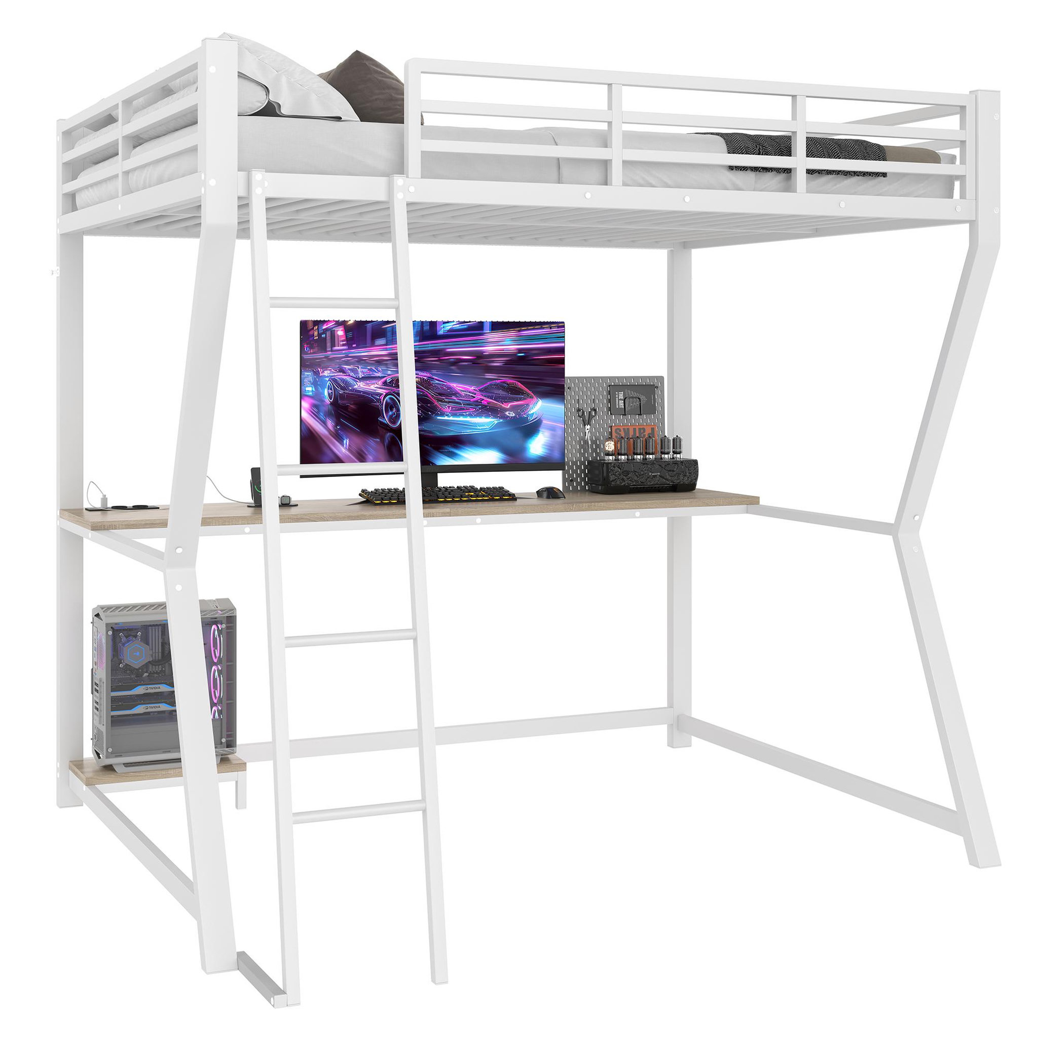 Voir la diapositive 1 : MERAX Lit mezzanine