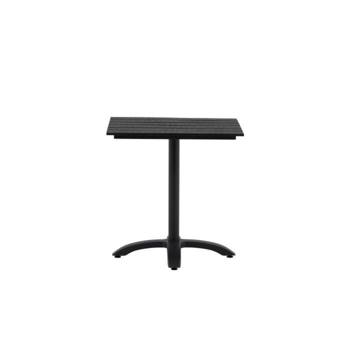 Paris Prix Table de Jardin  Colorado  74cm Noir