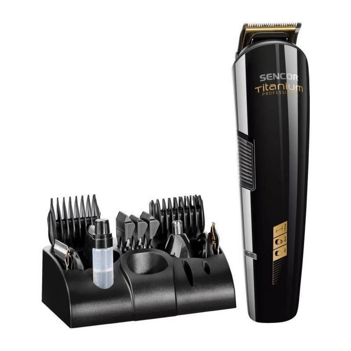 SENCO Tondeuse a cheveux professionnelle - SENCOR - SHP 8305BK - 12 accessoires - Noir