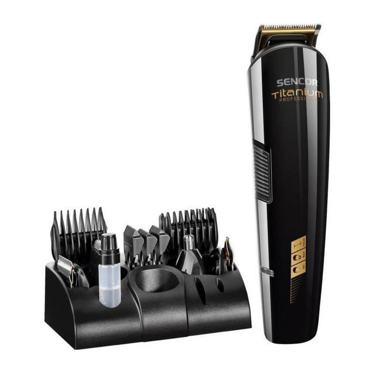 SENCO Tondeuse a cheveux professionnelle - SENCOR - SHP 8305BK - 12 accessoires - Noir