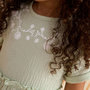 Voir la diapositive 4 : Petit Béguin Robe enfant en gaze de coton Arya