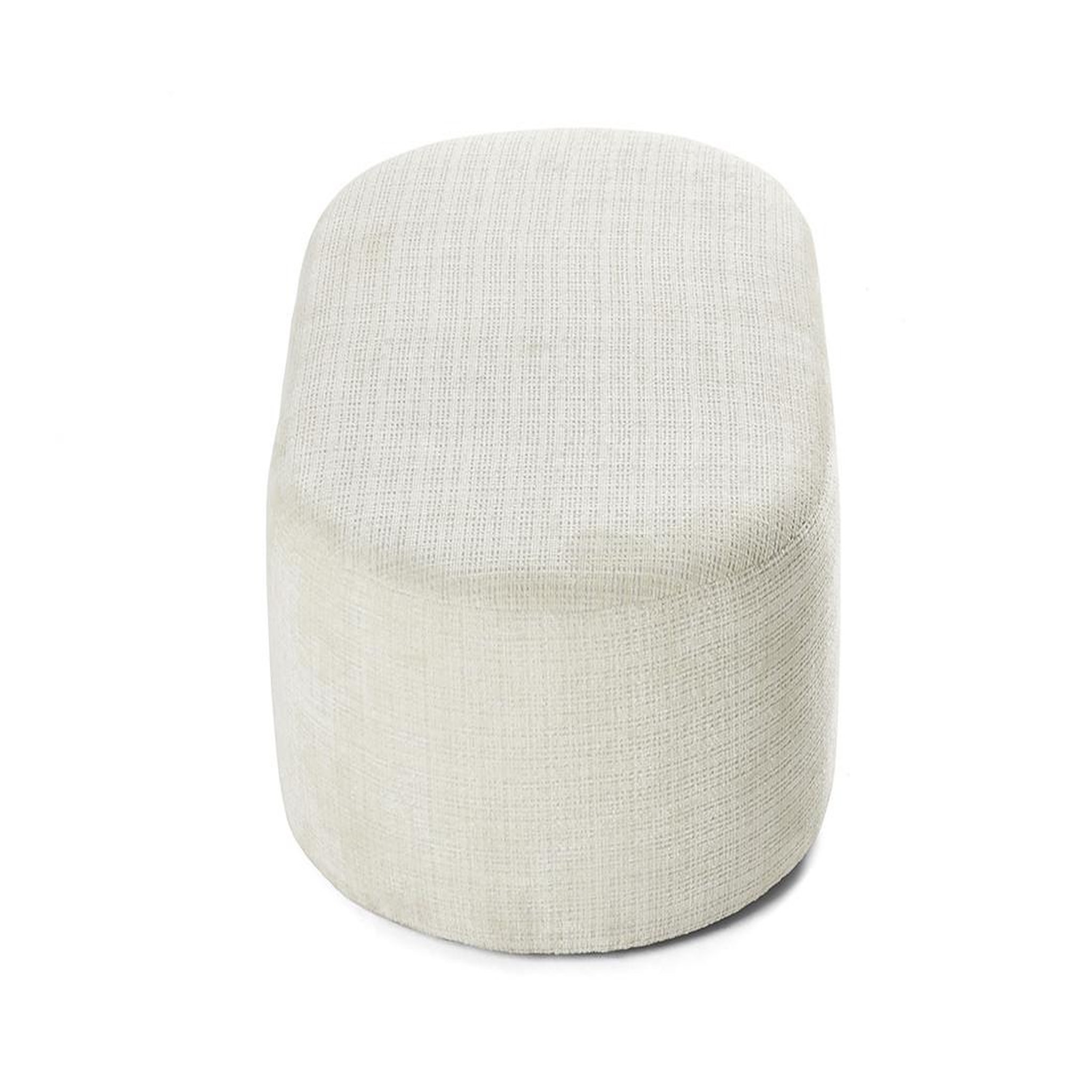 Voir la diapositive 4 : BEST MOBILIER Miro - pouf en velours texturé