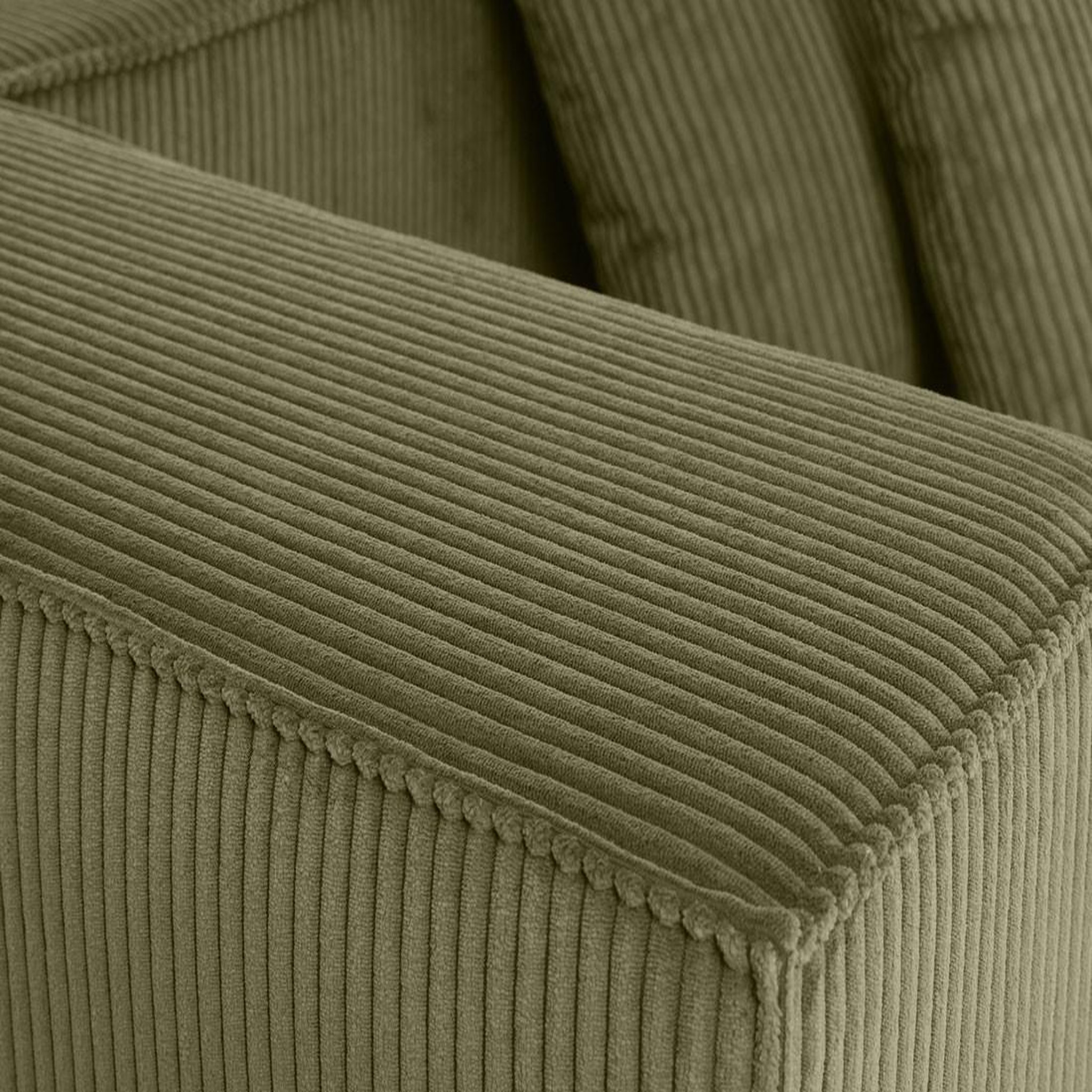Voir la diapositive 6 : BEST MOBILIER Colombine - canapé modulable droit - 2 places - en velours côtelé