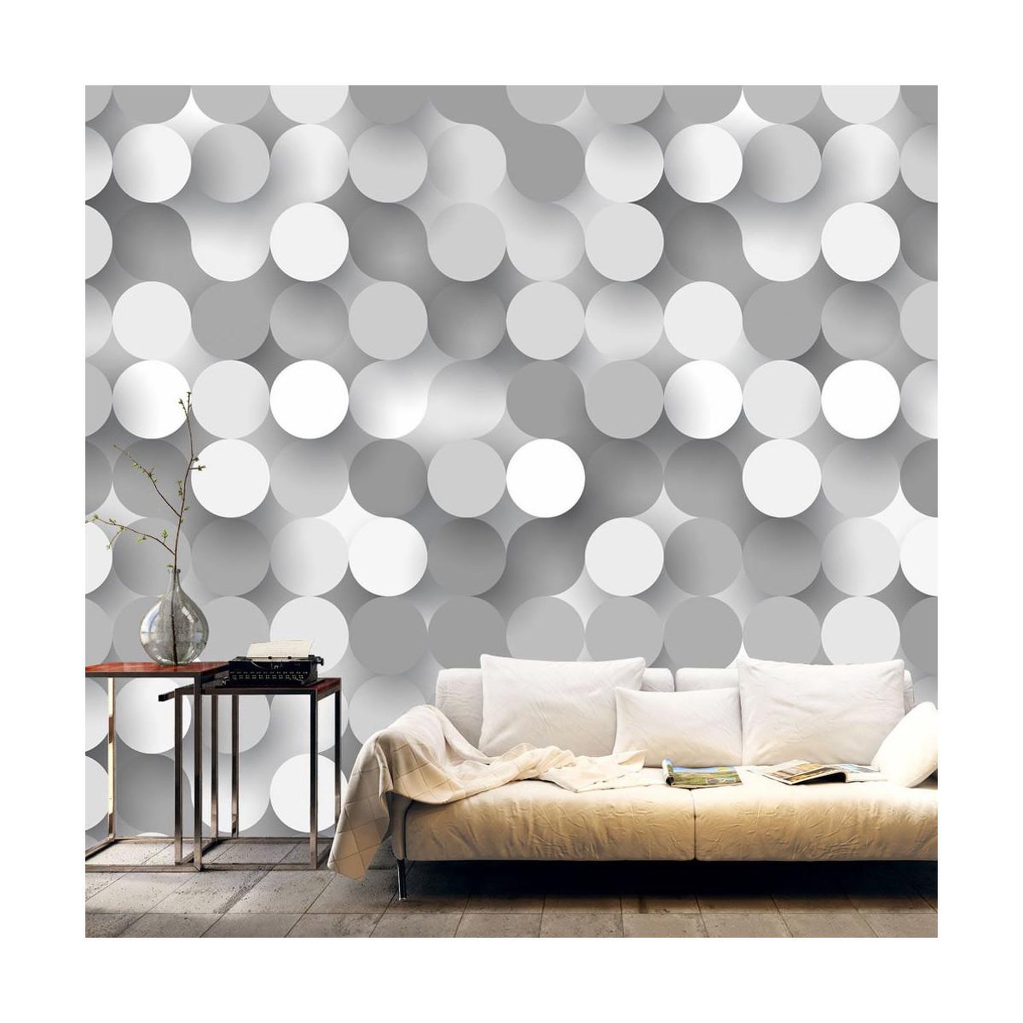 Voir la diapositive 1 : Paris Prix Papier Peint  Silver Net