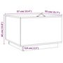 Voir la diapositive 6 : VIDAXL Boîtes de rangement et couvercles 3 pcs Gris Bois massif de pin