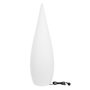 Voir la diapositive 1 : Lumisky Lampadaire ext filaire CLASSY Blanc Polyéthylène H150CM