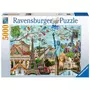 RAVENSBURGER Puzzle 5000 pièces : Carte postale des monuments