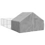 Voir la diapositive 5 : VIDAXL Niche d'exterieur pour chien enclos 7x3x1,9 m acier galvanise