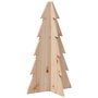 Voir la diapositive 5 : VIDAXL Arbre de Noël en bois pour decoration 69,5cm bois massif de pin