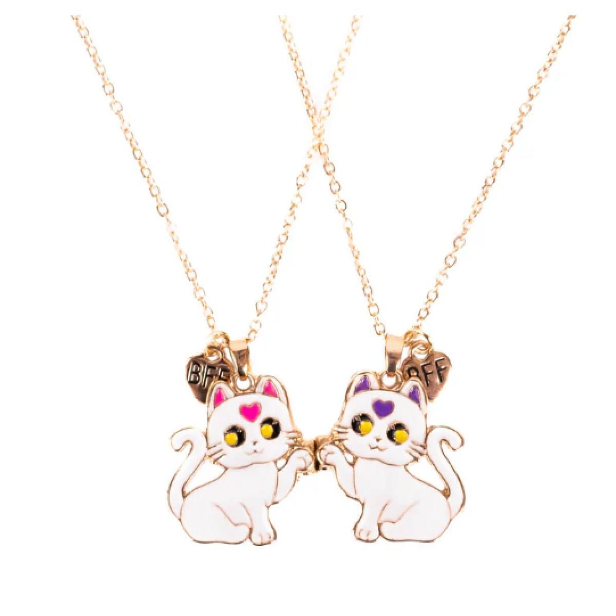 GREAT PRETENDERS Collier d'amitie - deux chats check