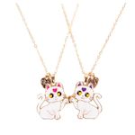 GREAT PRETENDERS Collier d'amitie - deux chats check