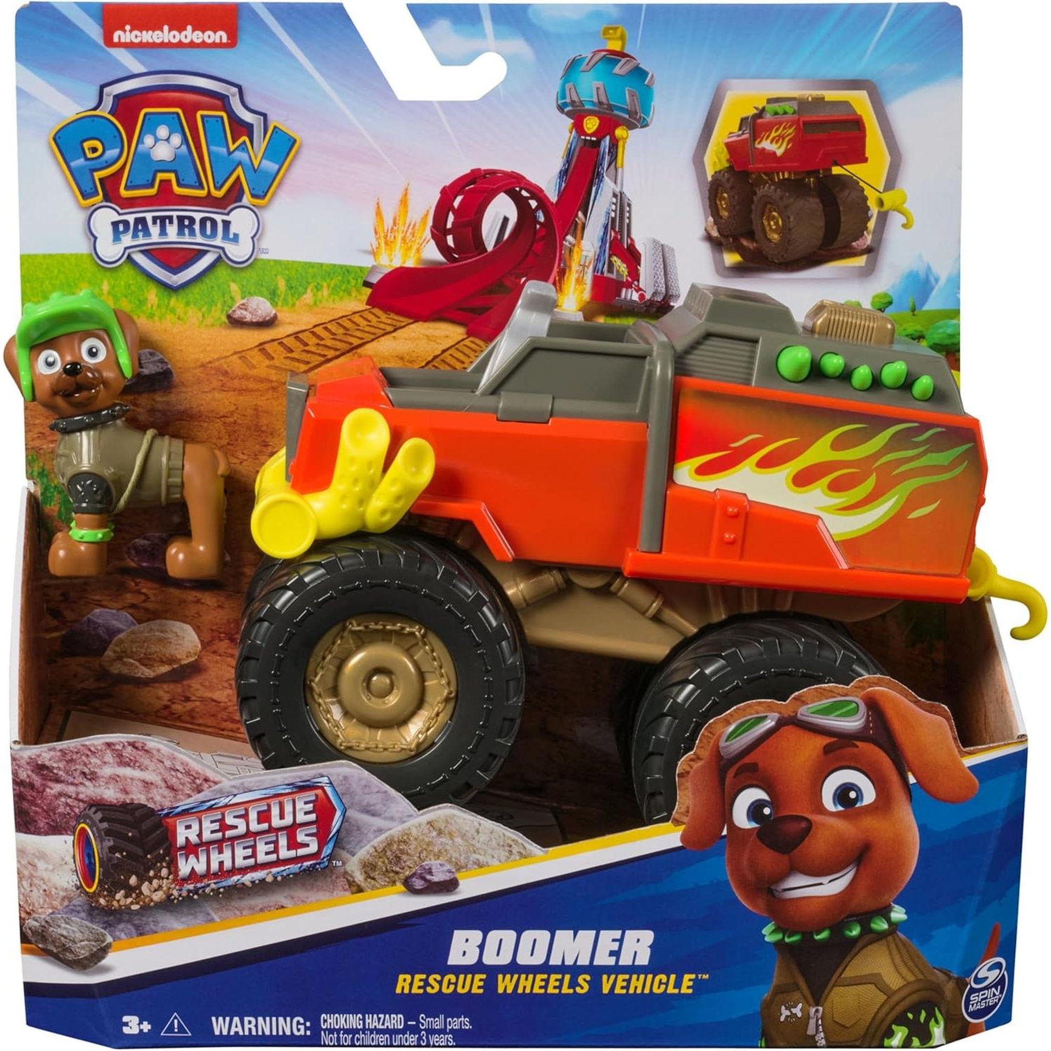 SPIN MASTER Paw Patrol - Pat Patrouille - Véhicule Figurine Boomer Rescue Wheels