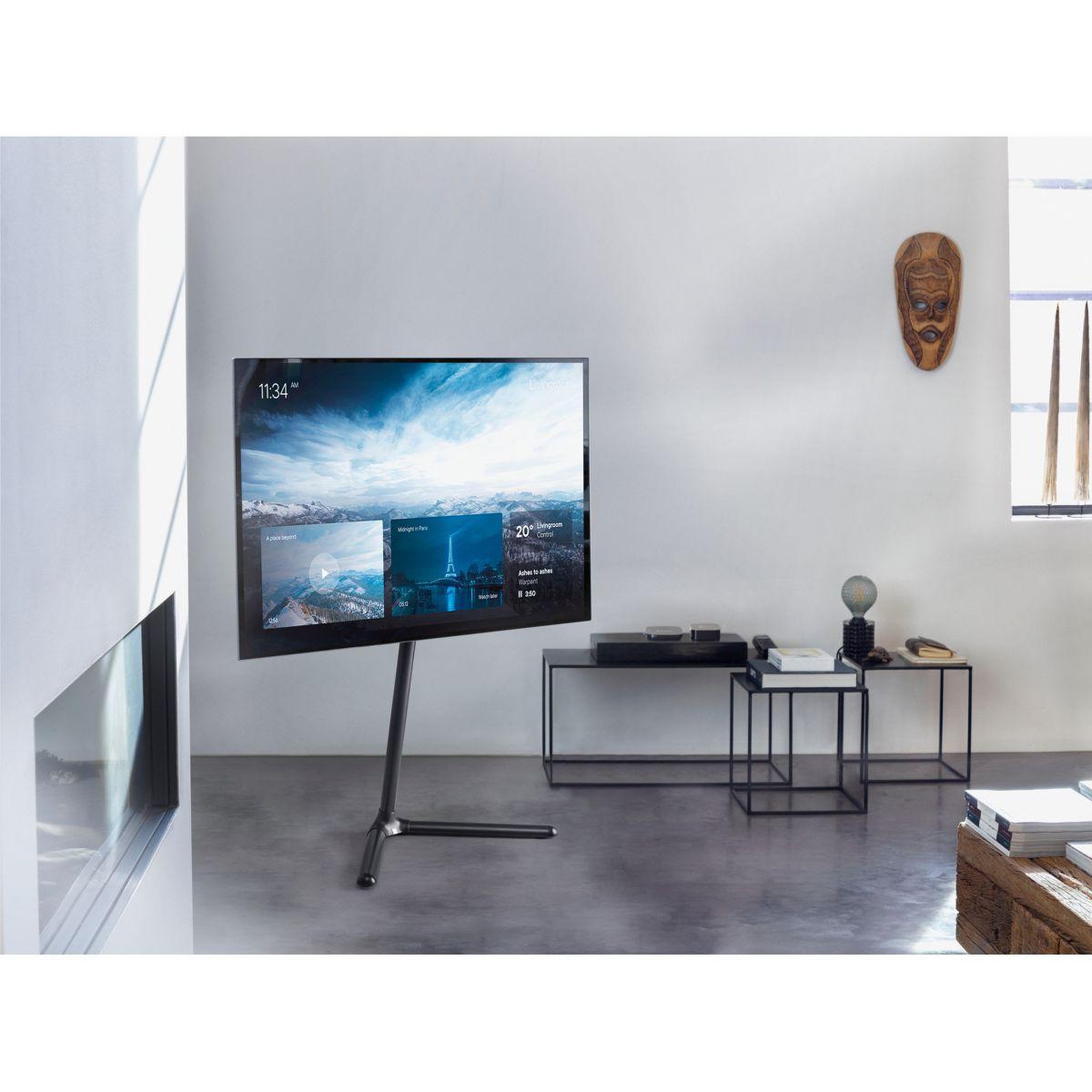 Voir la diapositive 3 : One For All Pied TV Sur pied orientable 360 jusqu'a 90''