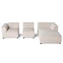 Voir la diapositive 3 : LISA DESIGN Suaro - canapé modulable d'angle droit 4 places en tissu texturé