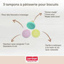 Voir la diapositive 4 : ZENKER Ensemble de tampon pour biscuits Zenker Smart Pastry