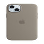 Voir la diapositive 2 : APPLE Apple Coque en silicone avec MagSafe pour iPhone 15 Plus Argile