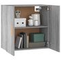 Voir la diapositive 4 : VIDAXL Armoire murale Sonoma gris 60x30x60 cm Bois d ingénierie