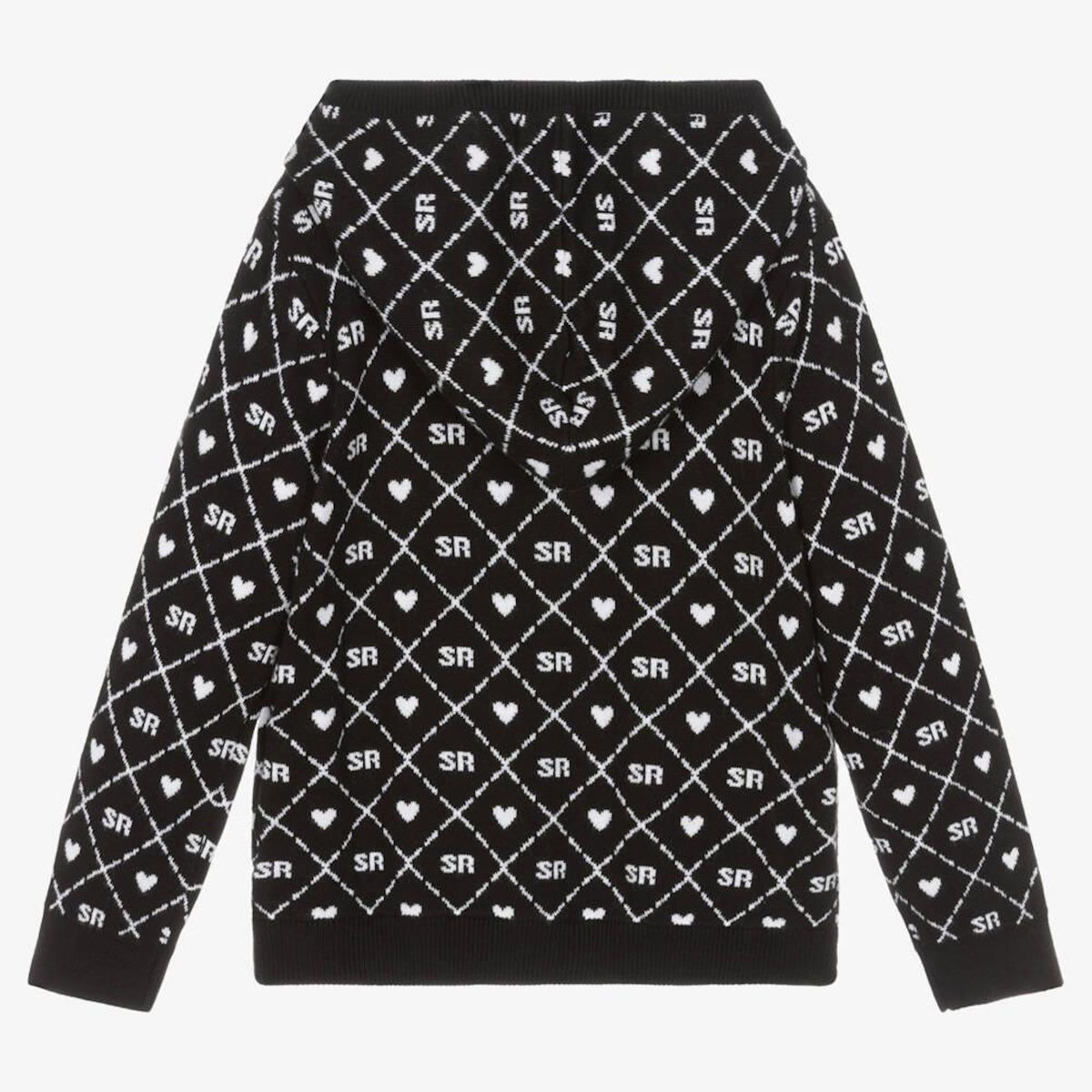 Sonia Rykiel Sweat Zippé /Blanc Fille A15032