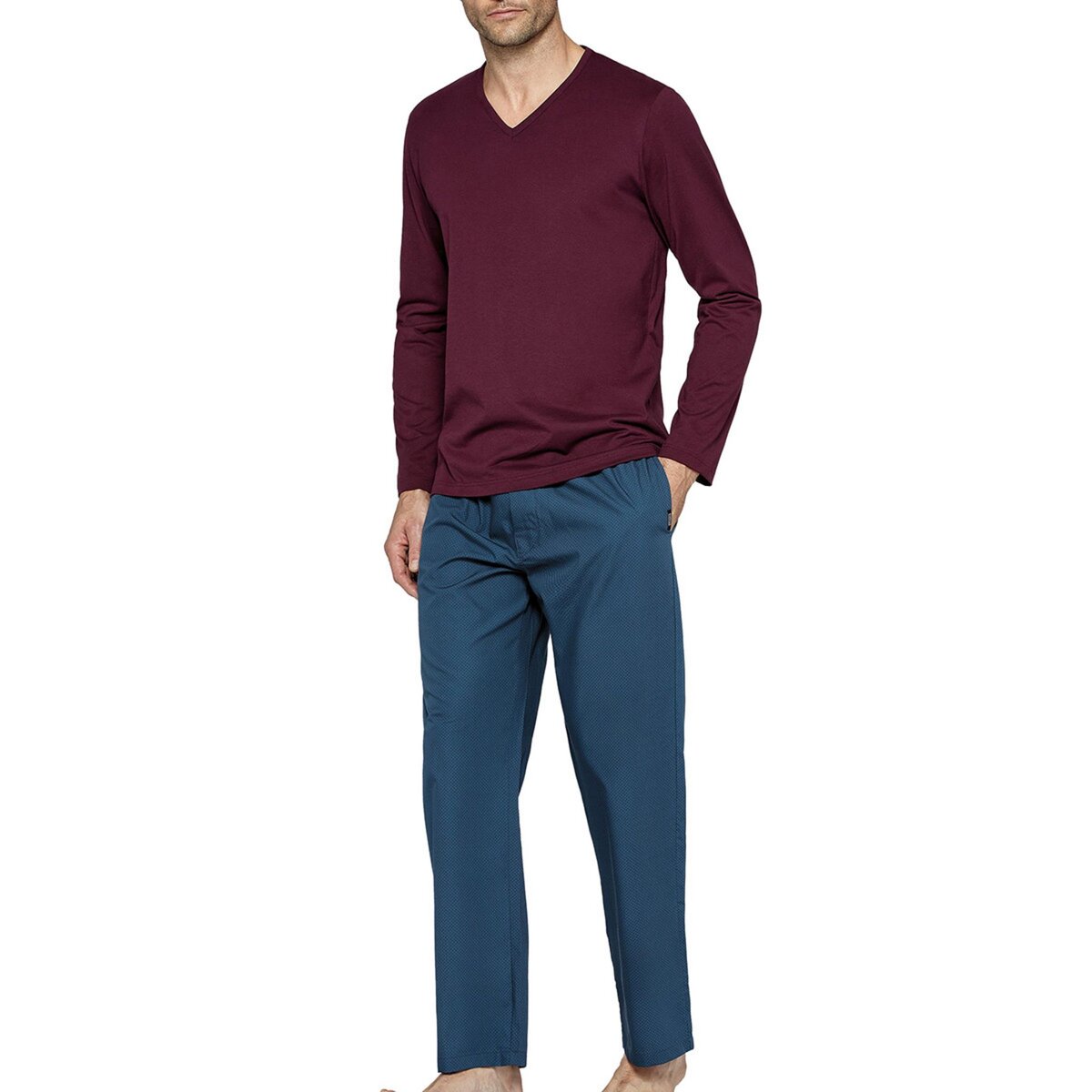  Pyjama masculin Garnet bordeaux