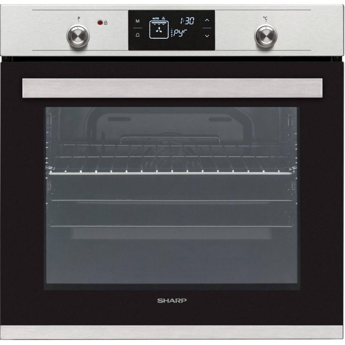 Sharp Four encastrable multifonction 78l 59cm a pyrolyse noir - k71v28im2