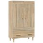 Voir la diapositive 2 : VIDAXL Buffet haut Chene sonoma 70x31x115 cm Bois d'ingenierie