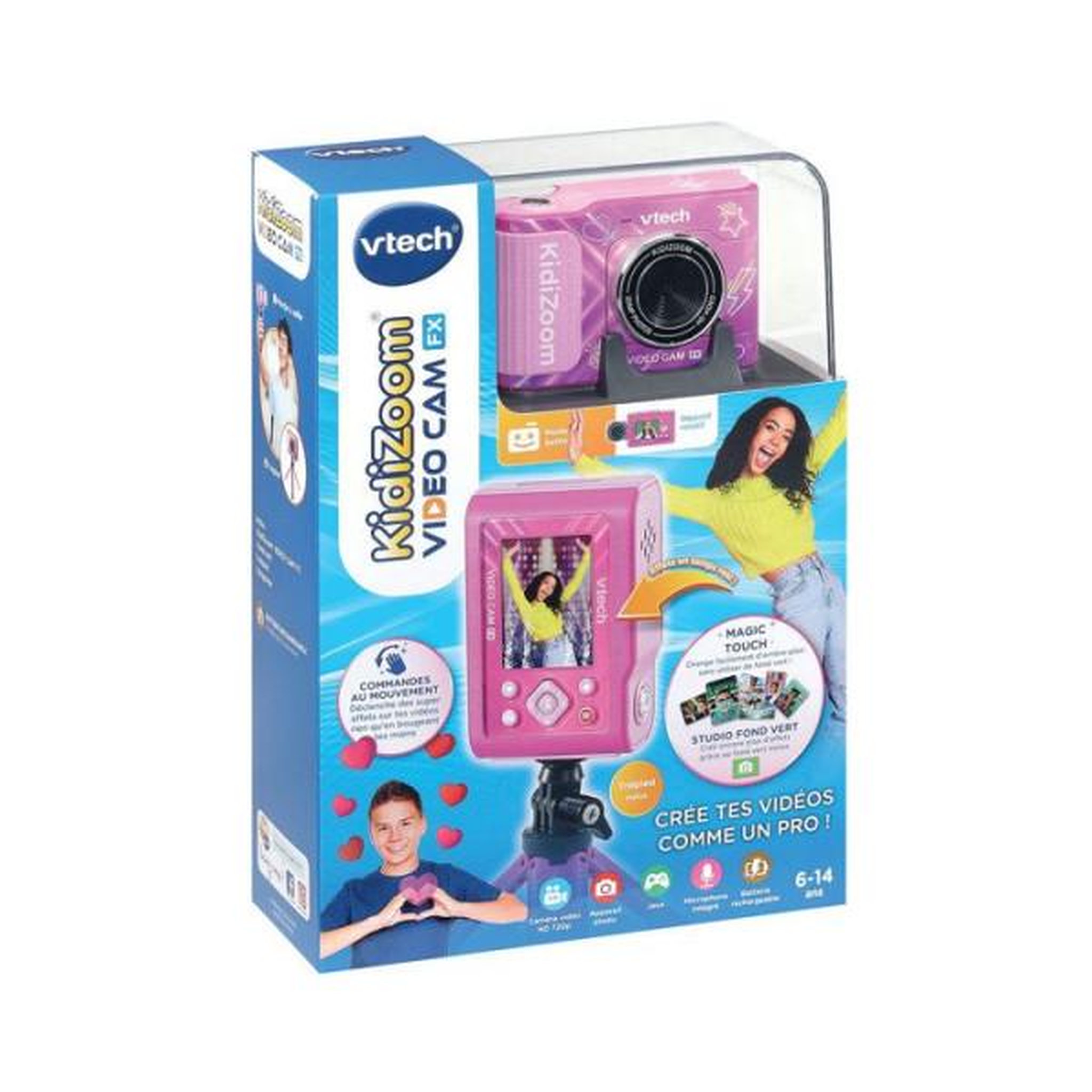 Voir la diapositive 2 : VTECH VTECH - KIDIZOOM VIDEO CAM FX ROSE - Rose