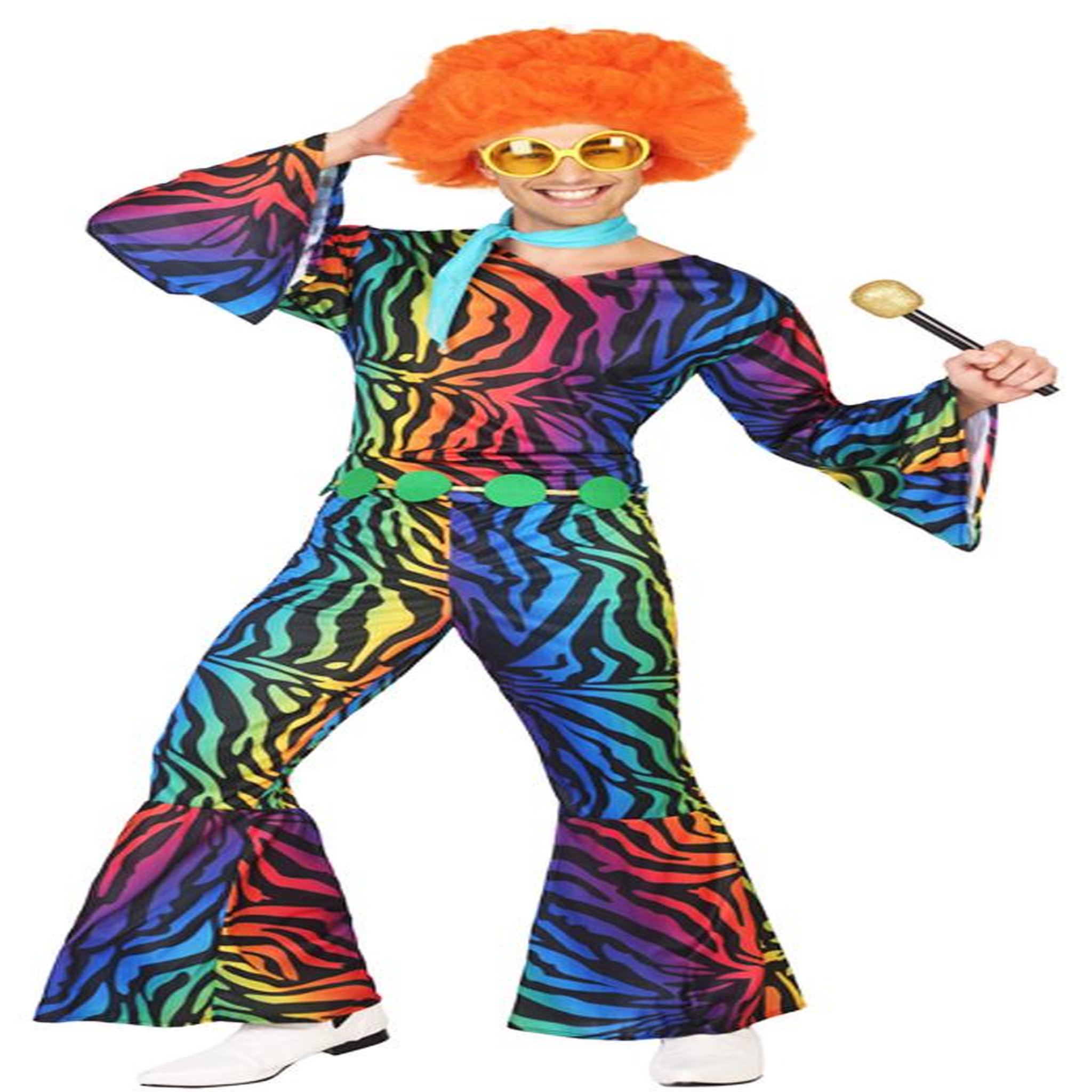 ATOSA Combinaison Disco - Funky Rainbow - Homme - XL