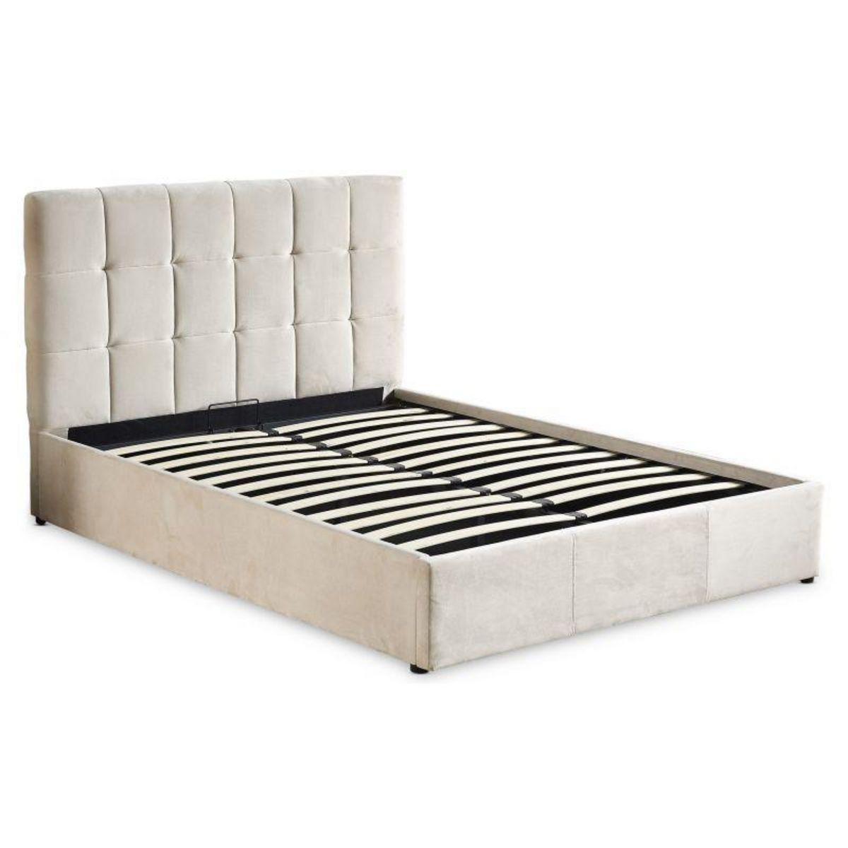 Paris Prix Lit Adulte Sommier Relevable  Birma  180x200cm Beige