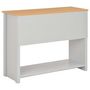 Voir la diapositive 4 : VIDAXL Table console Gris 97 x 35 x 76 cm