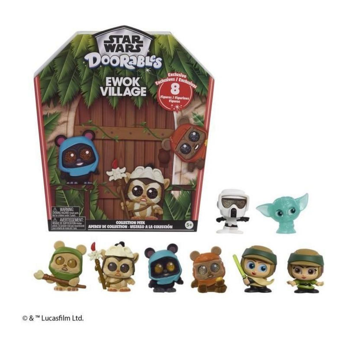 GENERIQUE Figurines a collectionner - STAR WARS - Coffret Collector Ewok - 8 figurines exclusives, a partir de 5 ans