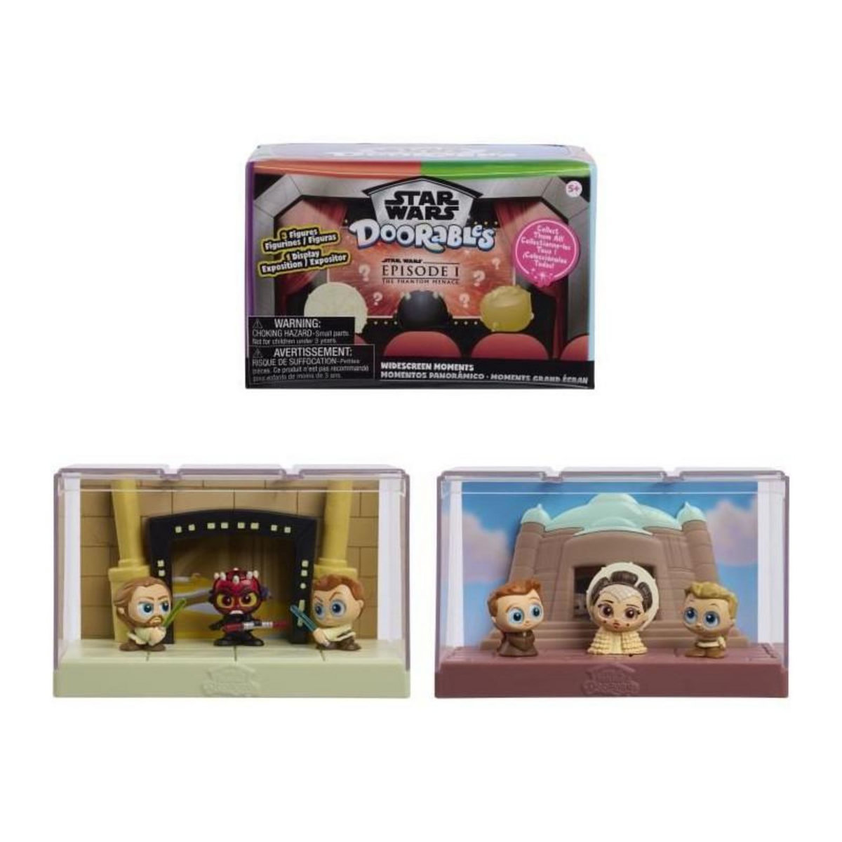 Figurines a collectionner - STAR WARS - Moment de Film Grand Écran - 6 scenes, 3 personnages chacune, a partir de 5 ans