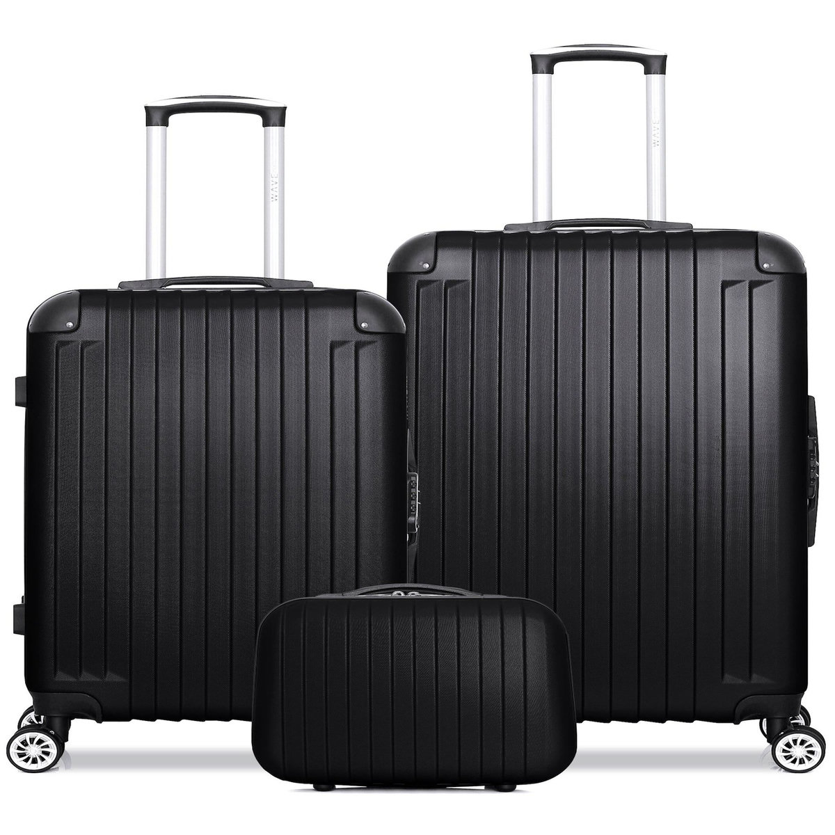 WAVE PARIS WAVE PARIS - Lot de 3 - Valise grand format, valise weekend et vanity TAGE