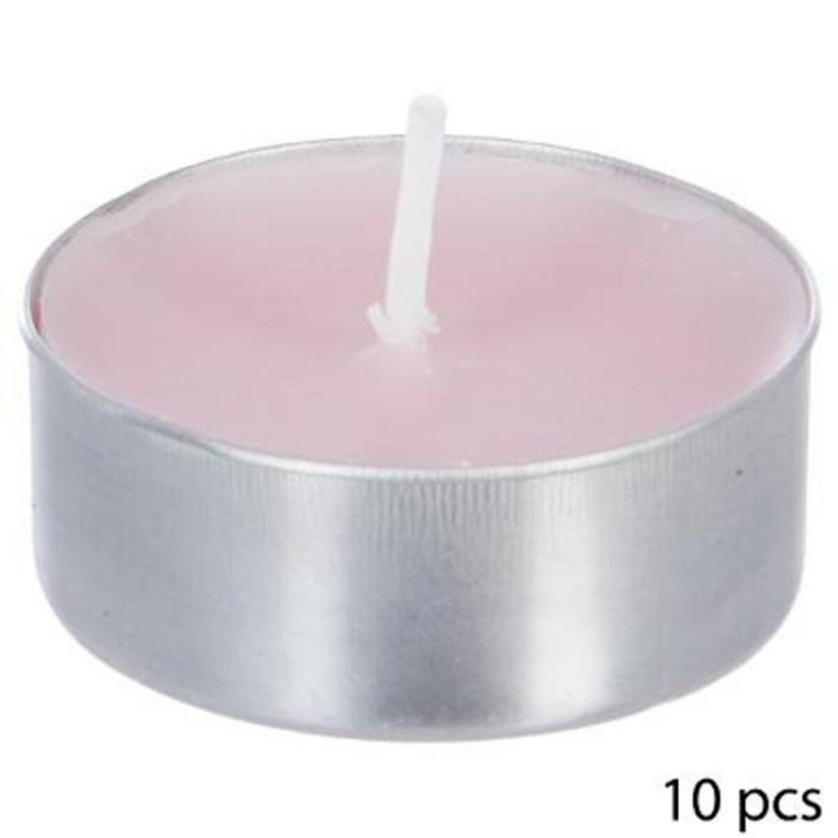 COMPTOIR DE LA BOUGIE Lot de 10 Bougies Chauffe-Plat Parfumées 3,7cm Rose