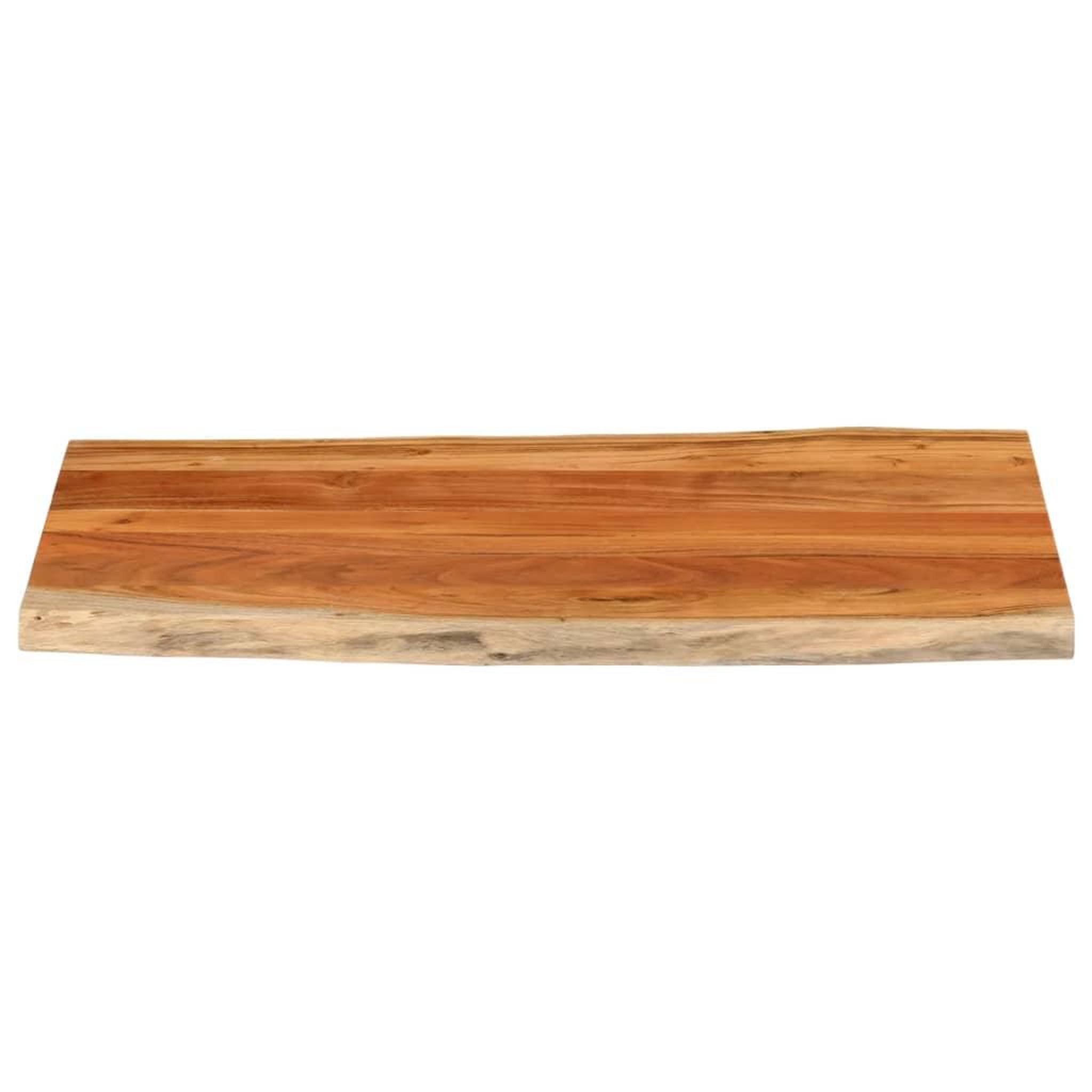Voir la diapositive 3 : VIDAXL Dessus de table 100x60x2,5cm rectangulaire bois massif d'acacia