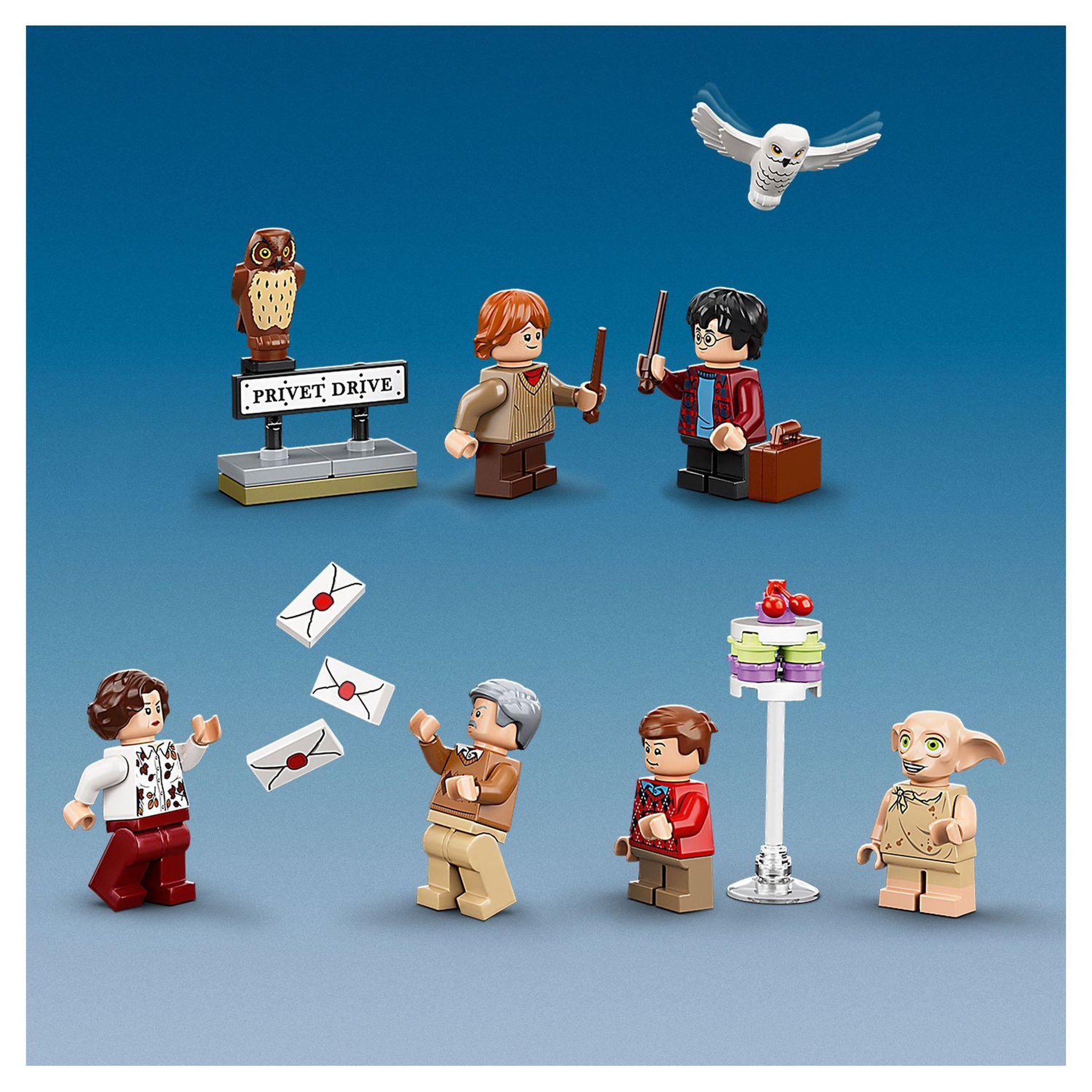 Voir la diapositive 6 : LEGO Harry Potter 75968 4 Privet Drive, Jouet de Maison avec Voiture et Figurine Dobby
