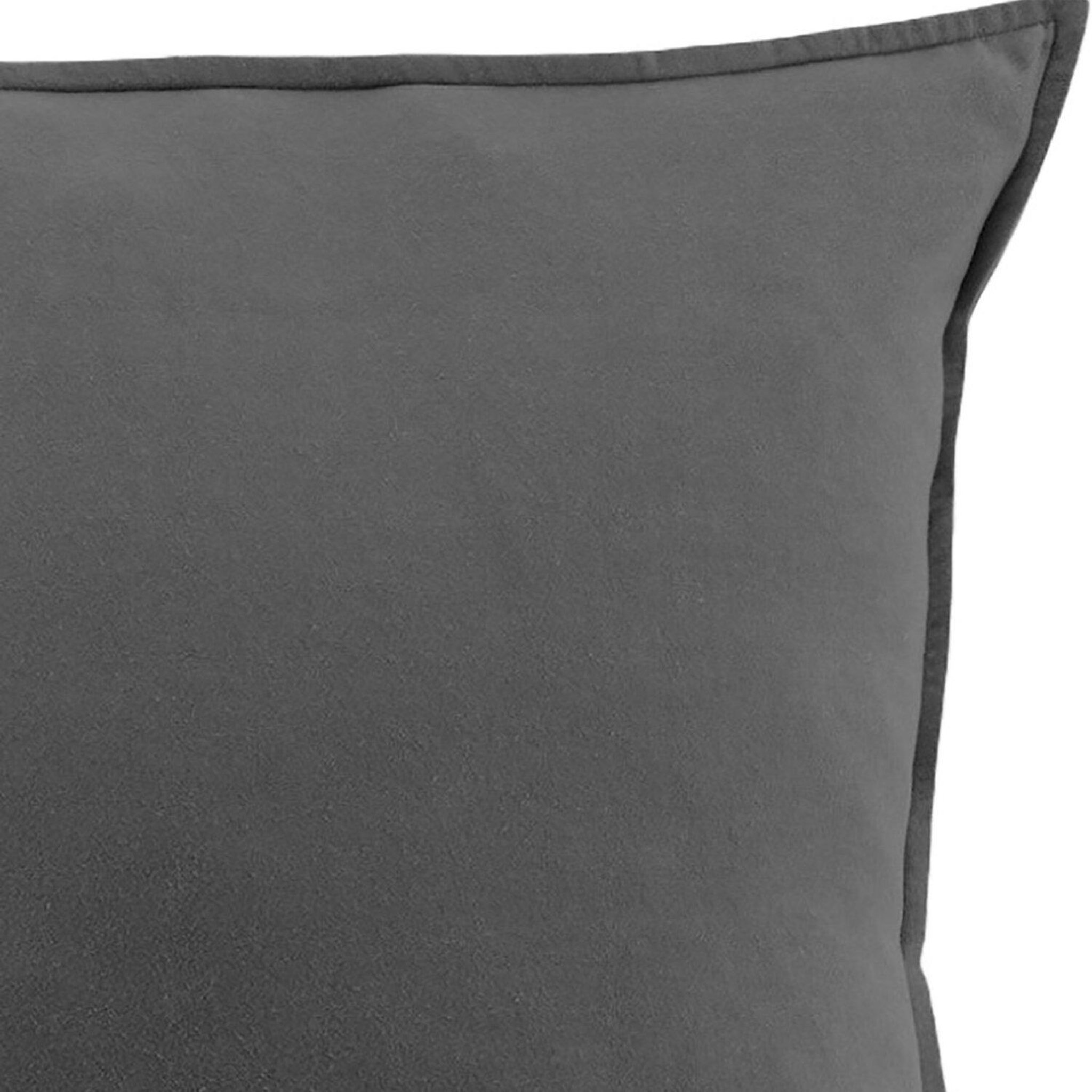 Voir la diapositive 3 : Home collection Taie d'oreiller 100%flanelle