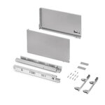 EMUCA SRL Tiroir extérieur Vertex 3D - 60 kg - 242 mm x 450mm - Peint en aluminium - Acier