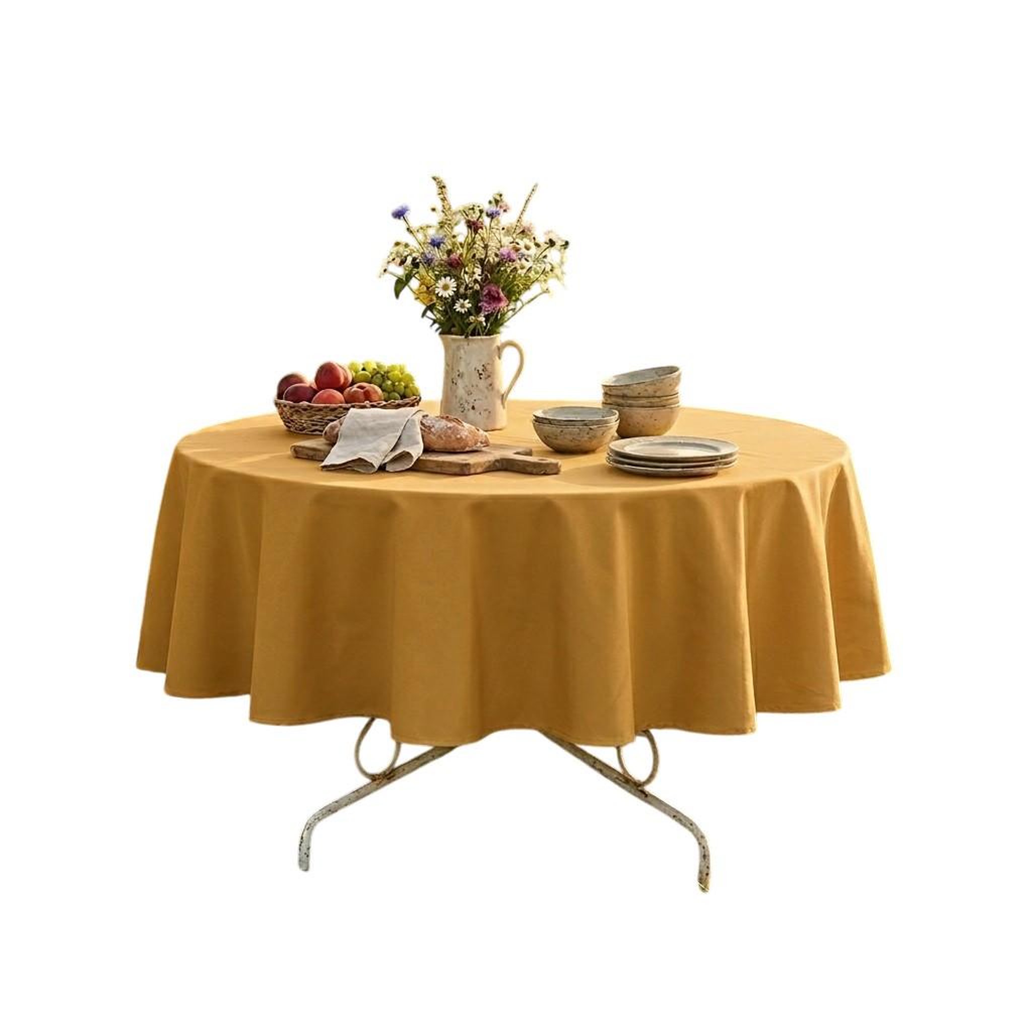 Voir la diapositive 1 : Eden Nappe ronde nelsonn design et moderne