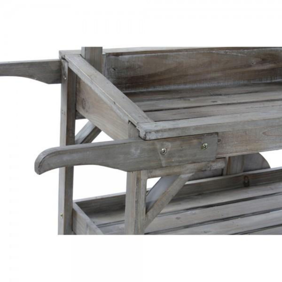 MARKET24 Chariot de Jardin DKD Home Decor 87 x 14 x 109 cm 87 x 41 x 109 cm Marron Clair