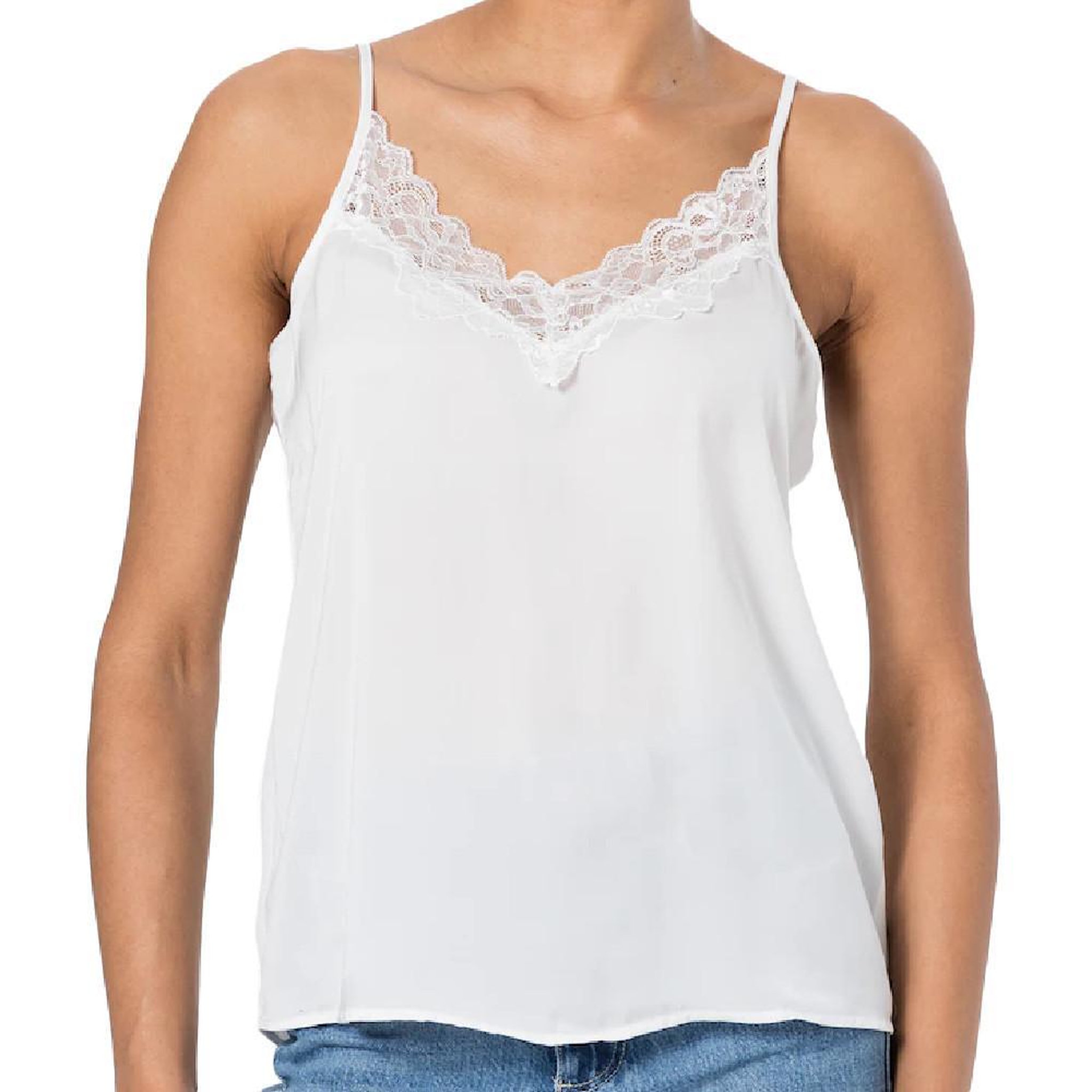 JACQUELINE DE YONG Débardeur Blanc Femme JDY Appa. Coloris disponibles : Blanc