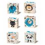 Voir la diapositive 3 : CUBIKA blocs puzzle animaux en bois