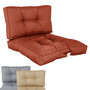 Voir la diapositive 1 : LINXOR Kit de coussins pour salon de jardin capitonnés - 60 x 60 cm