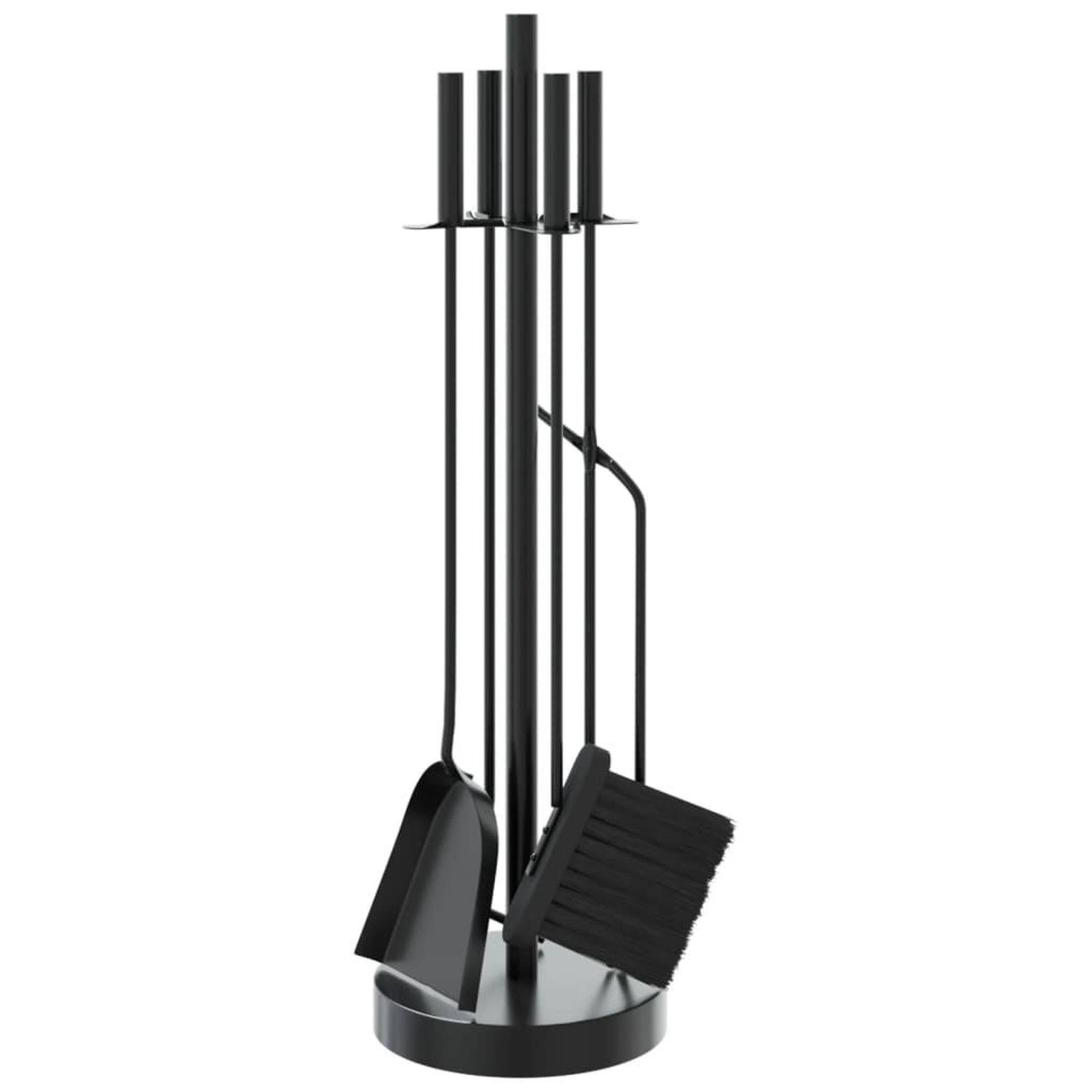 Voir la diapositive 2 : VIDAXL Set d'outils de cheminee 5 pcs 18x66 cm acier