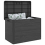 Voir la diapositive 4 : VIDAXL Boîte a coussins d'exterieur anthracite 77,5x44,5x53 cm PP