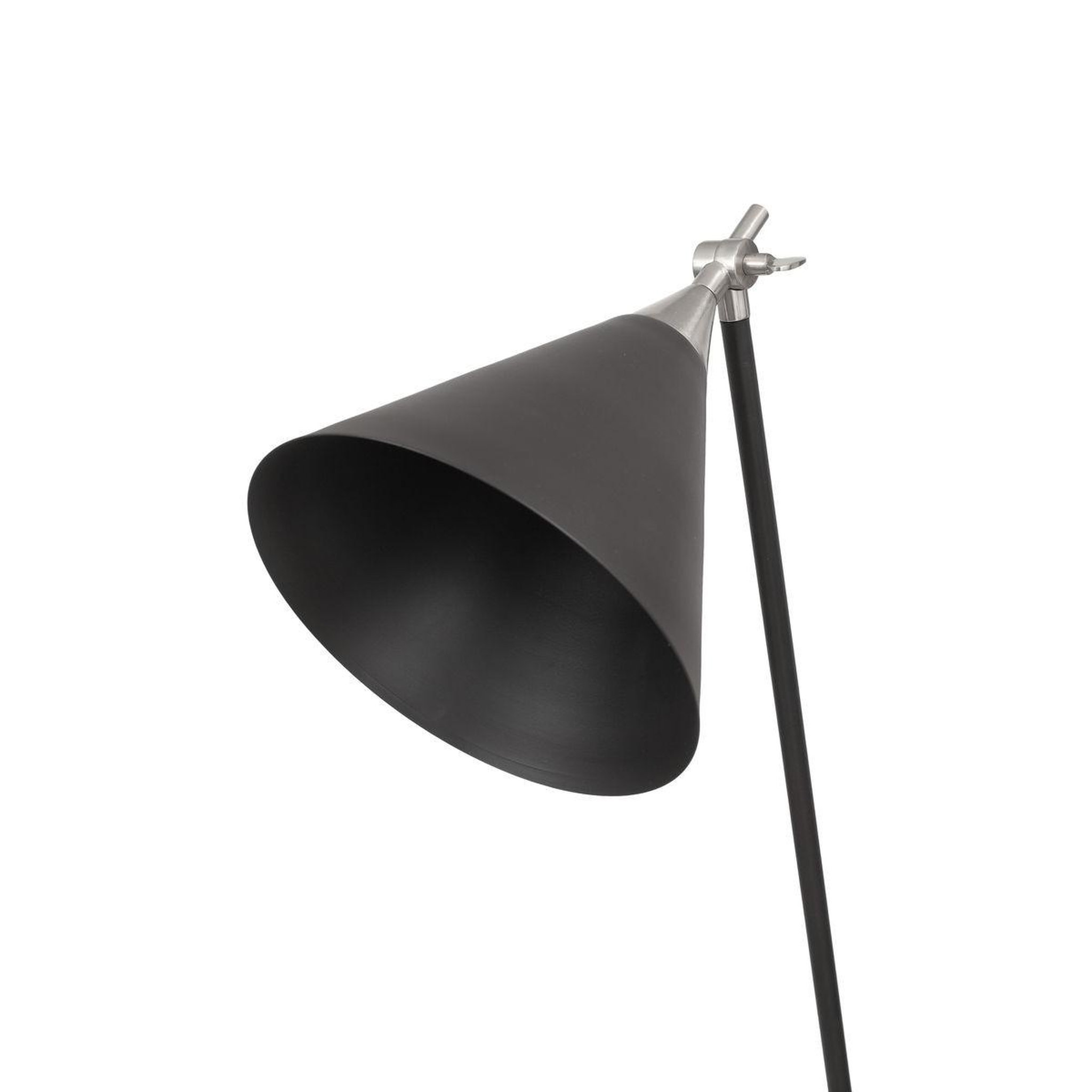 Voir la diapositive 2 : Paris Prix Lampadaire industriel  celeste  148cm noir & argent