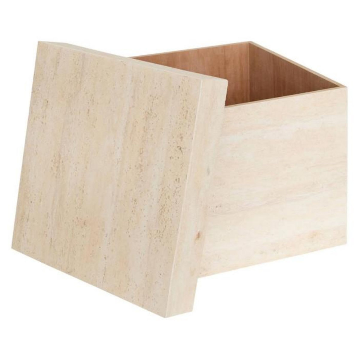 ATMOSPHERA Lot de 3 Boîtes de Rangement  Tineo  33cm Beige