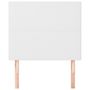 Voir la diapositive 3 : VIDAXL Tetes de lit 2 pcs Blanc 100x5x78/88 cm Similicuir